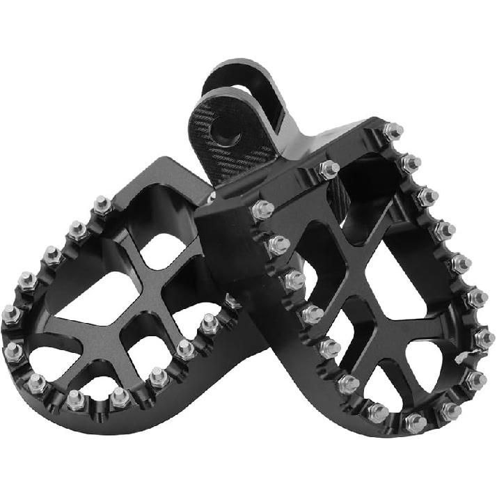 Dirt Bike Foot Pegs,Motorcycle Footpegs Wider Foot Rest Pedal CNC for KLX300SM 97-07 20-24 KLX250 06-23 KLX250R 94-96 KLX250S 09-14 KLX650 93-96