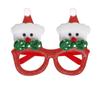 Red Santa Claus Eyeglasses Christmas Decorative Glasses Party Decorations Christmas Frame Glasses
