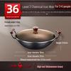 Sanshi Wrought Iron Wok with Double Handles