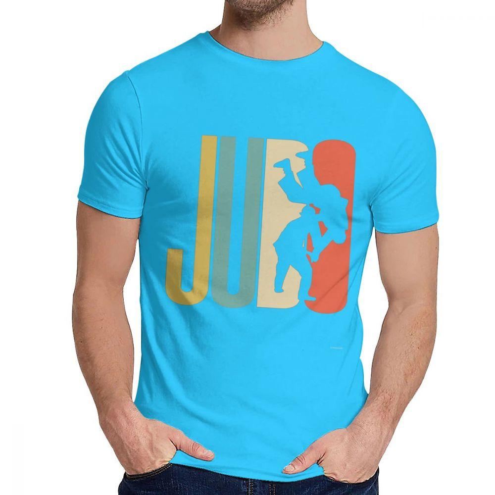 Judo Japansk kampsport T-shirt Mode Rundhalsad Nördig Unisex Bomull Stor Storlek T-shirt
