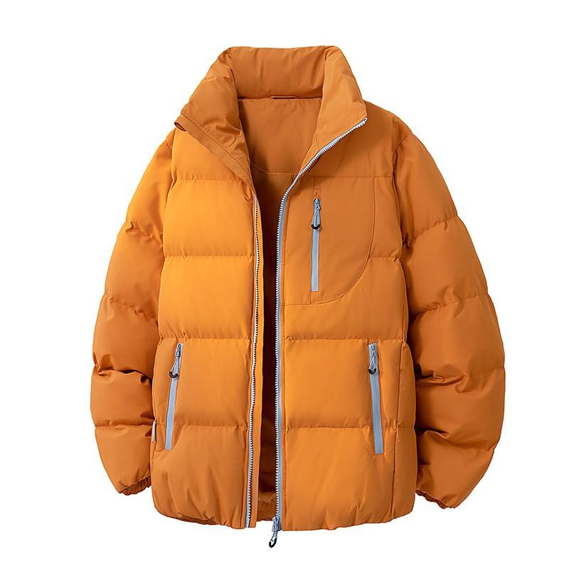 Unisex Thick Winter Cotton Puffer Jacket Oversized Stand Collar Casual Outdoor Warm Coat Men Women