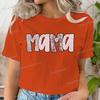 Uroczy Koszulka z Kwiatowym Wzorem dla Mamy Prezent na Dzień Matki Modne Koszulki Prezent dla Nowej Mamy Graficzna Koszulka na Dzień Matki Kwiatowa Mama Koszulki Retro