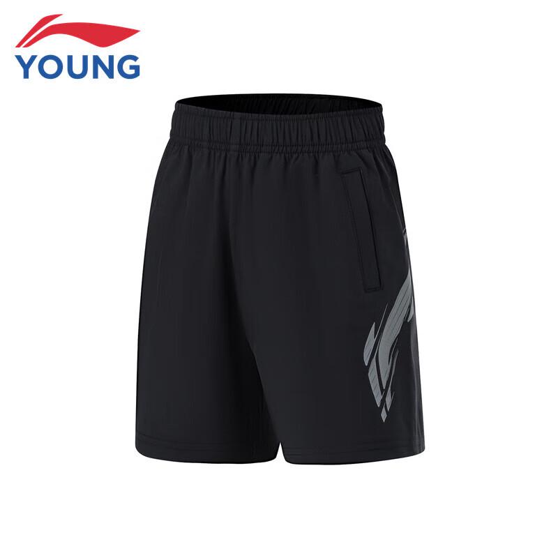 Li-Ning Kids' Quick-Dry Athletic Shorts