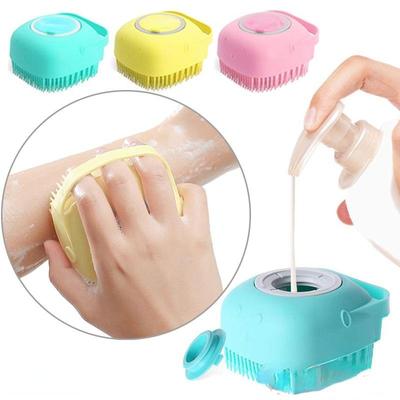 1PC Neue Bad Dusche Silikon Pinsel Körper Peeling Sanfte Körper Pinsel Haut Wäscher