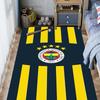Eredità Fenerbahçe: Tappetini per pavimenti con stampa a motivi del 1907 Zerbino Cuscino per sedia da ufficio per stanza