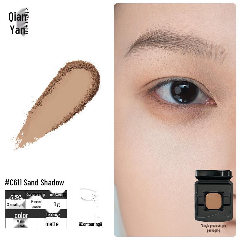 Qianyan Benutzerdefinierte Lidschatten- & Gesichtspalette: DIY Rouge, Highlighter, Kontur, Matt, Schimmer für das tägliche Make-up