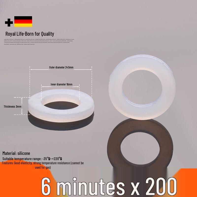 1-Inch Silicone Rubber Washer for Water Pipes and Meters