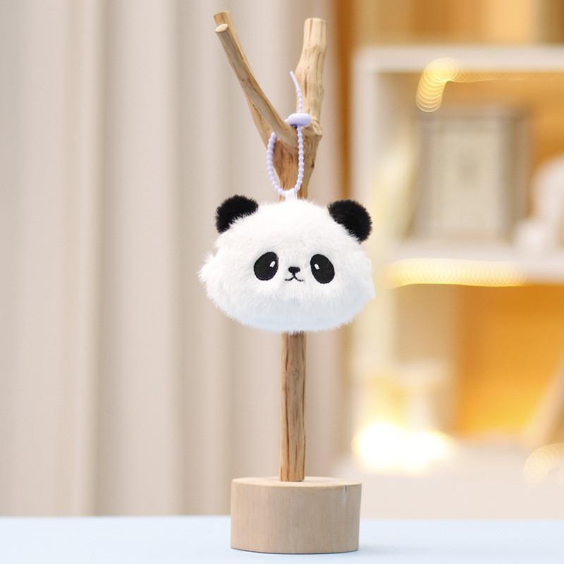 Cat Rabbit Panda Key Chain Cartoon Girl Backpack Decorative Pendant Doll Plush