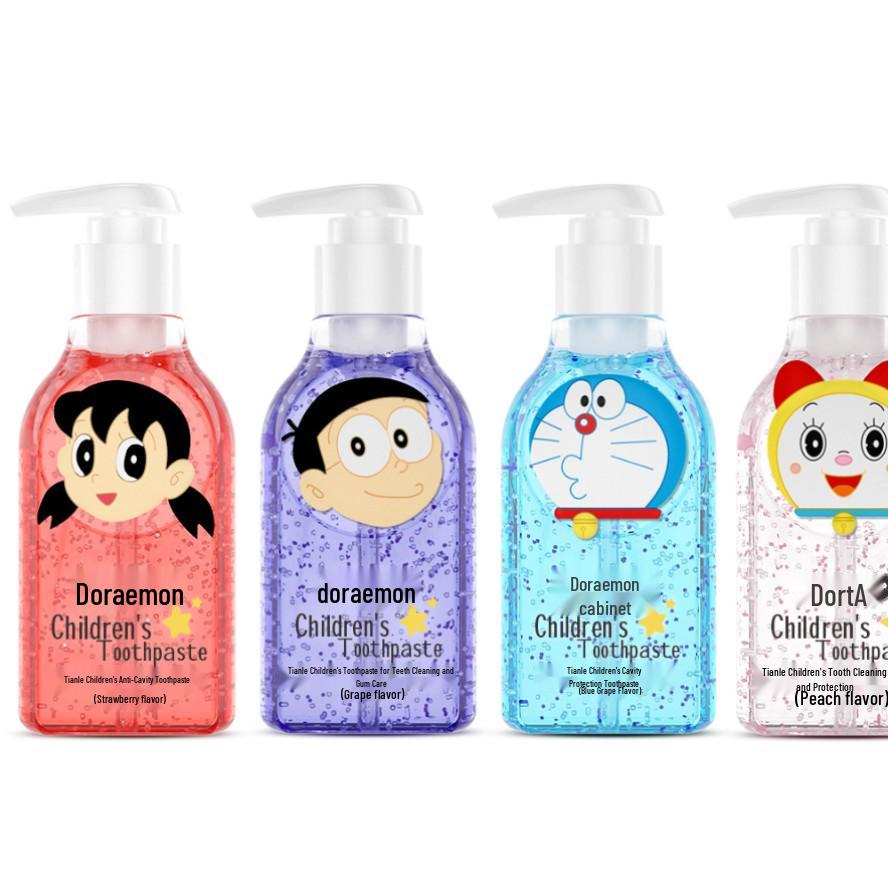 Tianle Doraemon Kids' Anti-Cavity Fluoride Toothpaste, 140g, for Ages 3-12