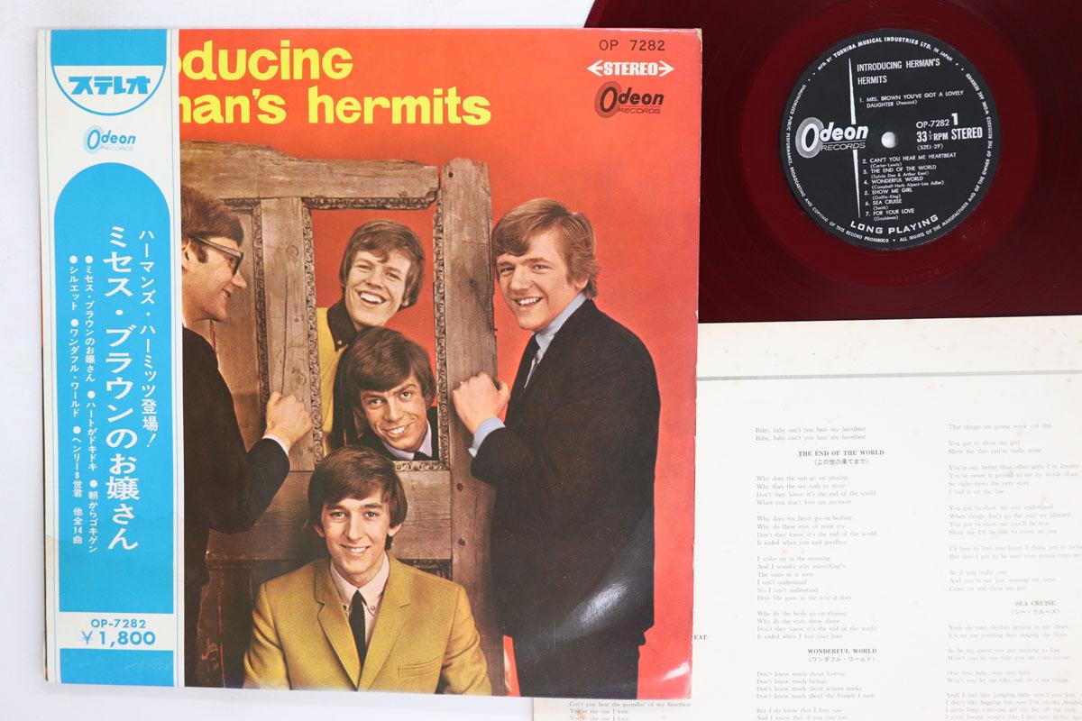 Виниловая пластинка HERMANS HERMITS Introducing Hermans Hermits OP7282 ODEON 1965 Япония Obi Рок Б/у