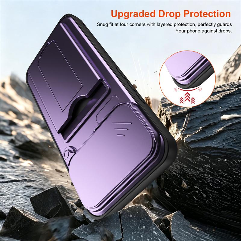 Lens Protection Kickstand Case For Xiaomi 17T Pro Mi 17T 5G Protective Cover Card Slot Wallet Capa Fundas