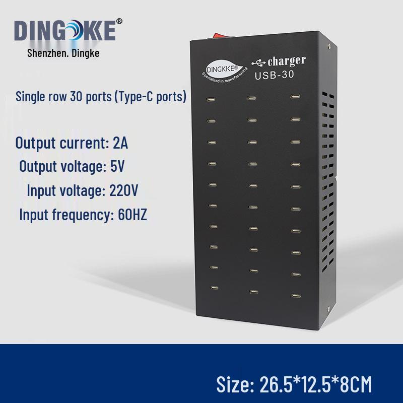 USB Multi-Port Charger: 10-100 Port Station with PD/QC3.0 Fast Charging - Charger King