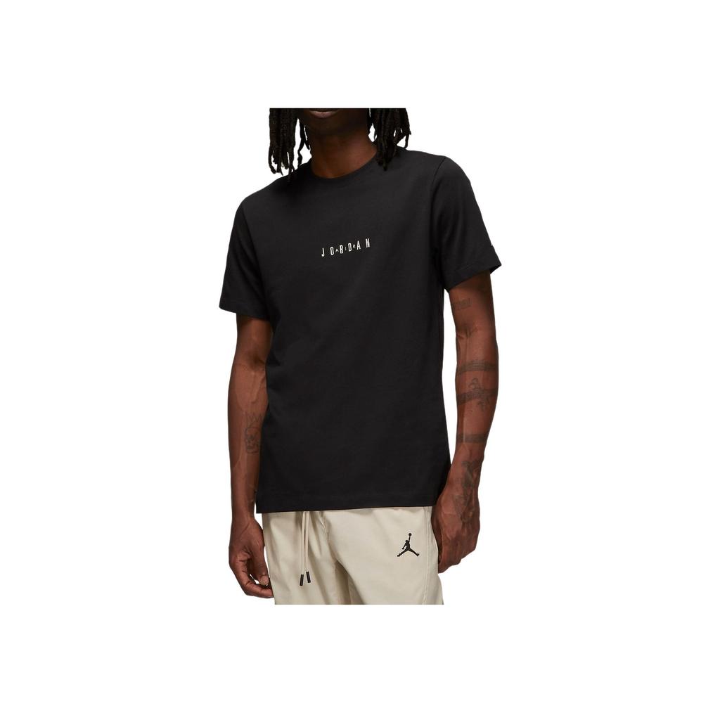 Jordan T-shirt Air S/S Czarny/Biały Męski Streetwear DM3182-010