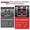 4PCS Premium Aluminum Window Decorative Switch Ring Trims Button Cover Set for Jeep Wrangler JL JLU 2018-2025 2026 & Gladiator JT -2026 Accessories -