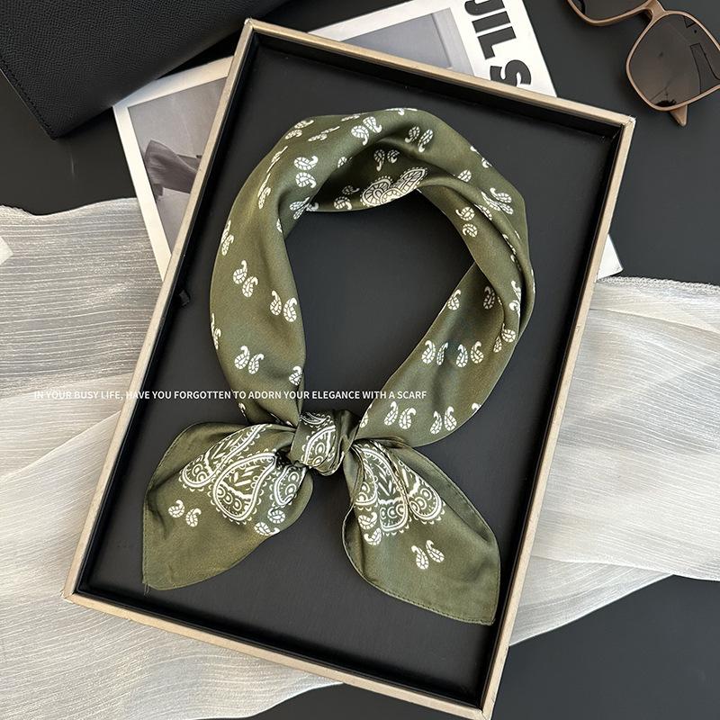 

70 square scarf neck small shawl new fashion silk scarf high-end decorative temperament scarf headscarf headband
