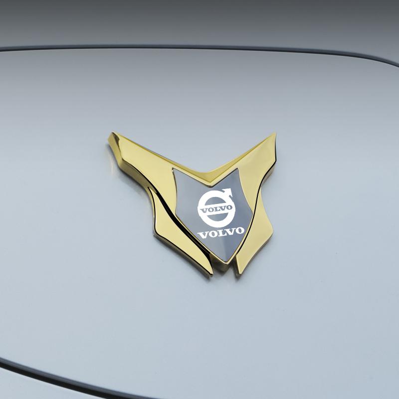 3D Badge Sticker Car Fender logo Rear Trunk Sticker for Volvo XC60 S90 XC90 S60 XC40 V60 V90 S40 Volvo EX30 C40 C70 Accessories