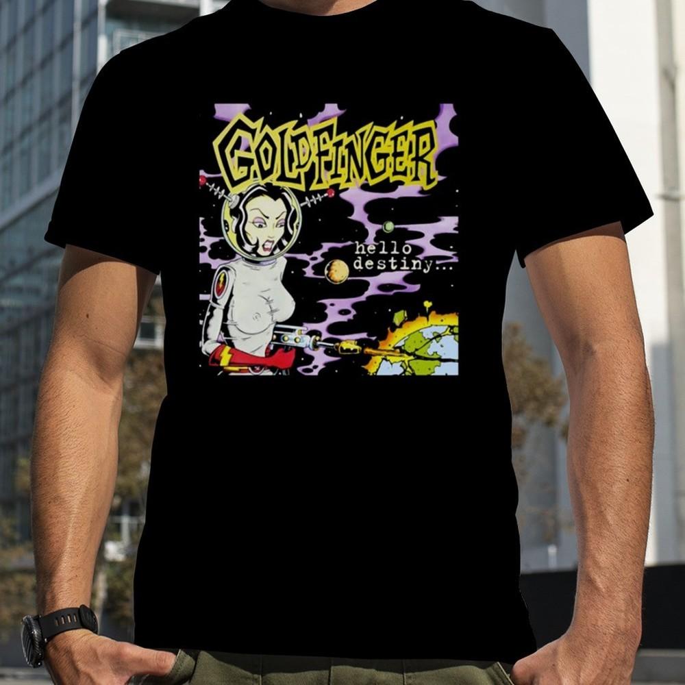 Vtg Goldfinger Band Punk Rock Band Cotton Black T Shirt All Size For Men SE860 Unisex T-Shirt