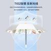 Fully automatic silver glue UV protection umbrella, sun umbrella, weather and rain dual-purpose women's folding advanced sun protection umbrella