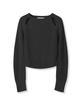 AVANDRESS Ribbed Cut-Out Knit Ivory