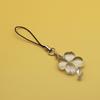 Cute Lucky Leaf Phone Charms Pendant Kawaii Keychain Cases For iP 14 Y2K Sweet Lanyard Accessories Ins Korea New