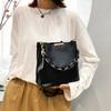 Single Shoulder PU Leather Handbag Handbag Chain Crossbody Bag Portable Women Bucket Bag  Daily