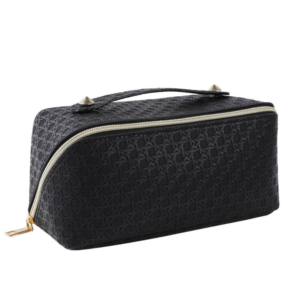 Large Capacity Cosmetic Bags Pu Leather Ladies Storage Bag Travel Makeup Case  Toiletry Bag