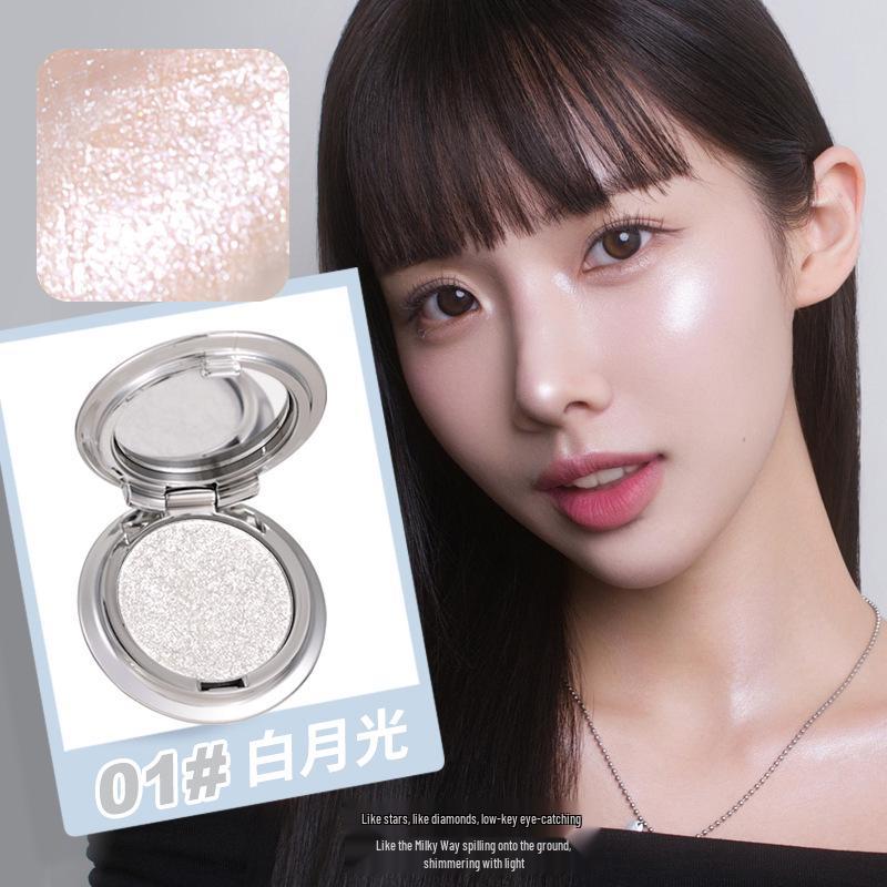 WODWOD Light & Shadow Kiss Highlighter Palette: Soft, Sparkling, 3D Highlight & Contour Powder