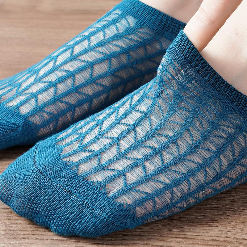 Buy 3Pairs Women's Socks Summer Thin Boat Socks Ins Shallow Mouth