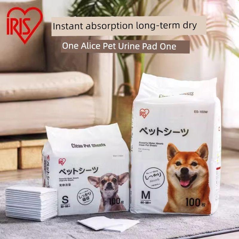 

Туалет для собак IRIS с ограждением, писсуар для кобелей, горшок для тедди, туалет для маленьких собак, товары для питомцев, Алиса Trial Pack -40 pads (suitable for medium toilet)