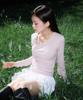 ROSEFRANTZ Unbalanced Shirring Long Sleeve [Pink]