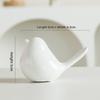 Nordic Style Bird Sculpture Modern Bookshelf Bird Ceramic Figurines Black White Art Deco Animal Statue Ornaments Table Display