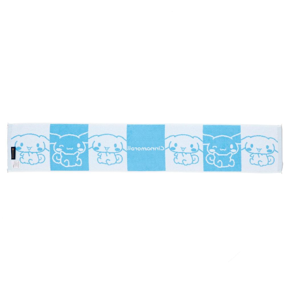 Marushin Sanrio Cinnamoroll Line Cinnamon Muffler Antibacterial and Hand Birthday 3725014900 Towel, 100% Cotton, Deodorizing, Towel, Handkerchief,