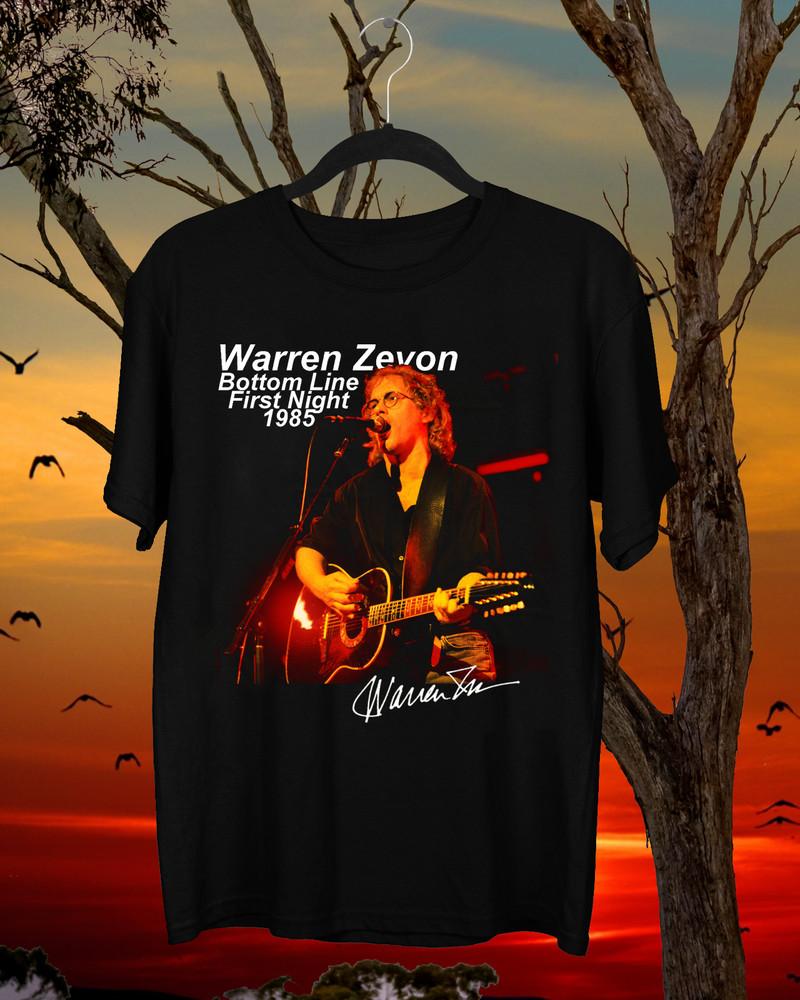 

Collection Warren Zevon 1985 Tour Gift For Fan S to 5XL T-shirt TMB2426 Unisex T-Shirt XXXL