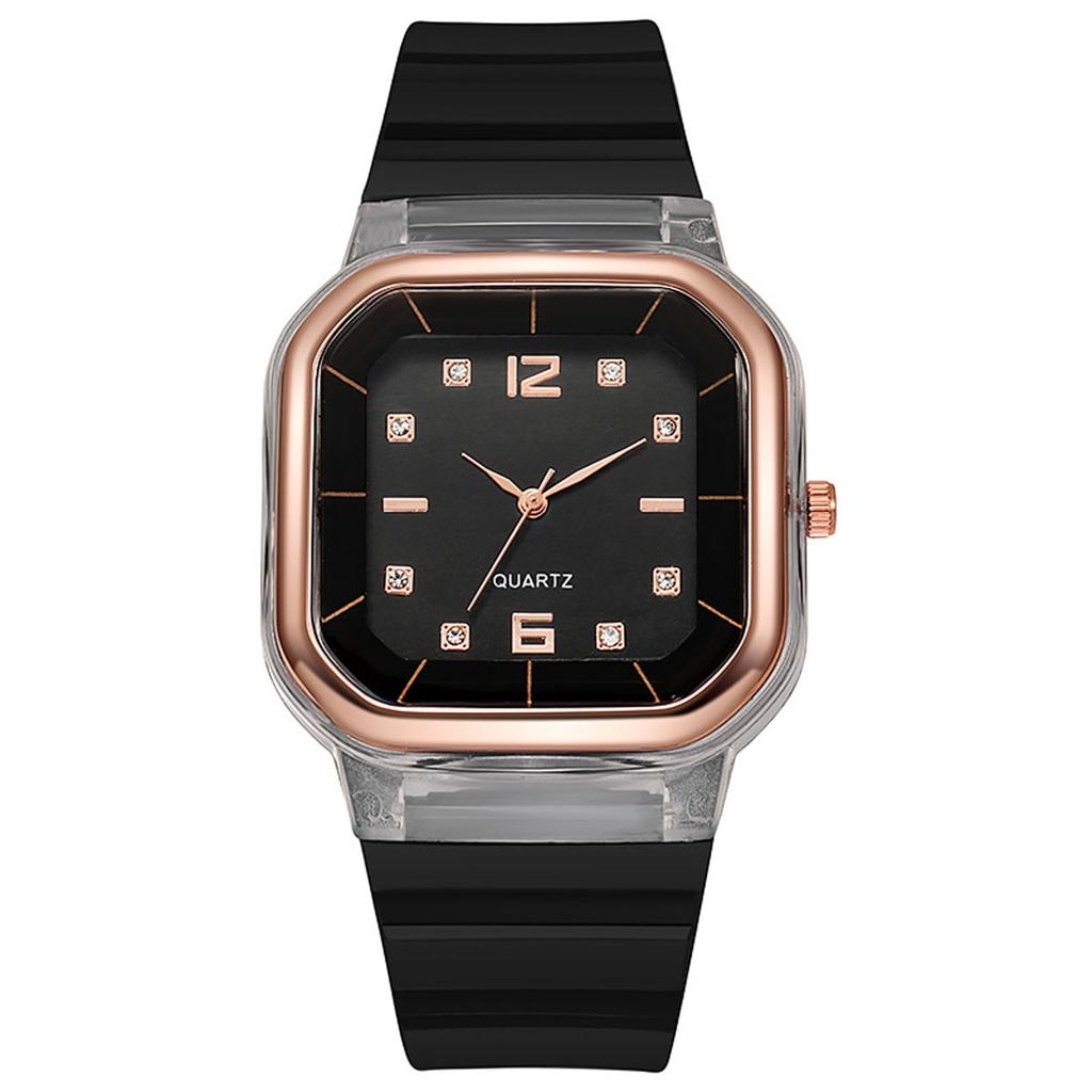 1pc-Casual Women Watch Silicone Strap Wristwatch Women Quartz Watches Ladies Clock Friends Family Gift Valentine's Day
