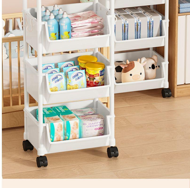 Multi-layer Kitchen Storage Rack for Snacks, Fruits, and Vegetables