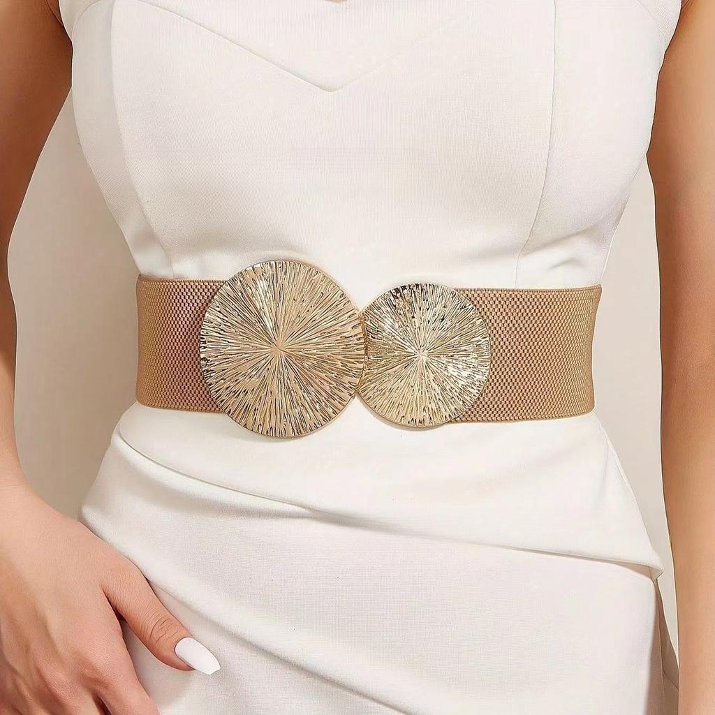 Dress Waist Seal Women's High-end Sense Matching Skirt Belt Waist Decoration Waist Accessories Fashion Elastic Wide
