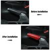 Console Center Handbrake Decor rim for Jeep Wrangler JL JT 18+ Red Carbon Fiber