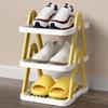 Space Saving Shoe Cabinet Storage Plastic Cosmetic Storage Rack Shoe Storage Organizer  Hallway