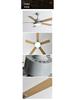 Nordic Style Ceiling Fan Light: Silent, Integrated Pendant for Living & Dining Room Ambiance