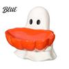 Resin Table Centerpiece Halloween Candy Bowl Pumpkin Ghost Shaped Dish Spooky Serving Novelty Snack Tray for Cookie Dessert Party Trick