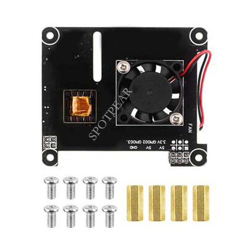 Raspberry Pi 4B/3B+ Gigabit Ethernet POE Expansion Module, IEEE802.3af Compatible