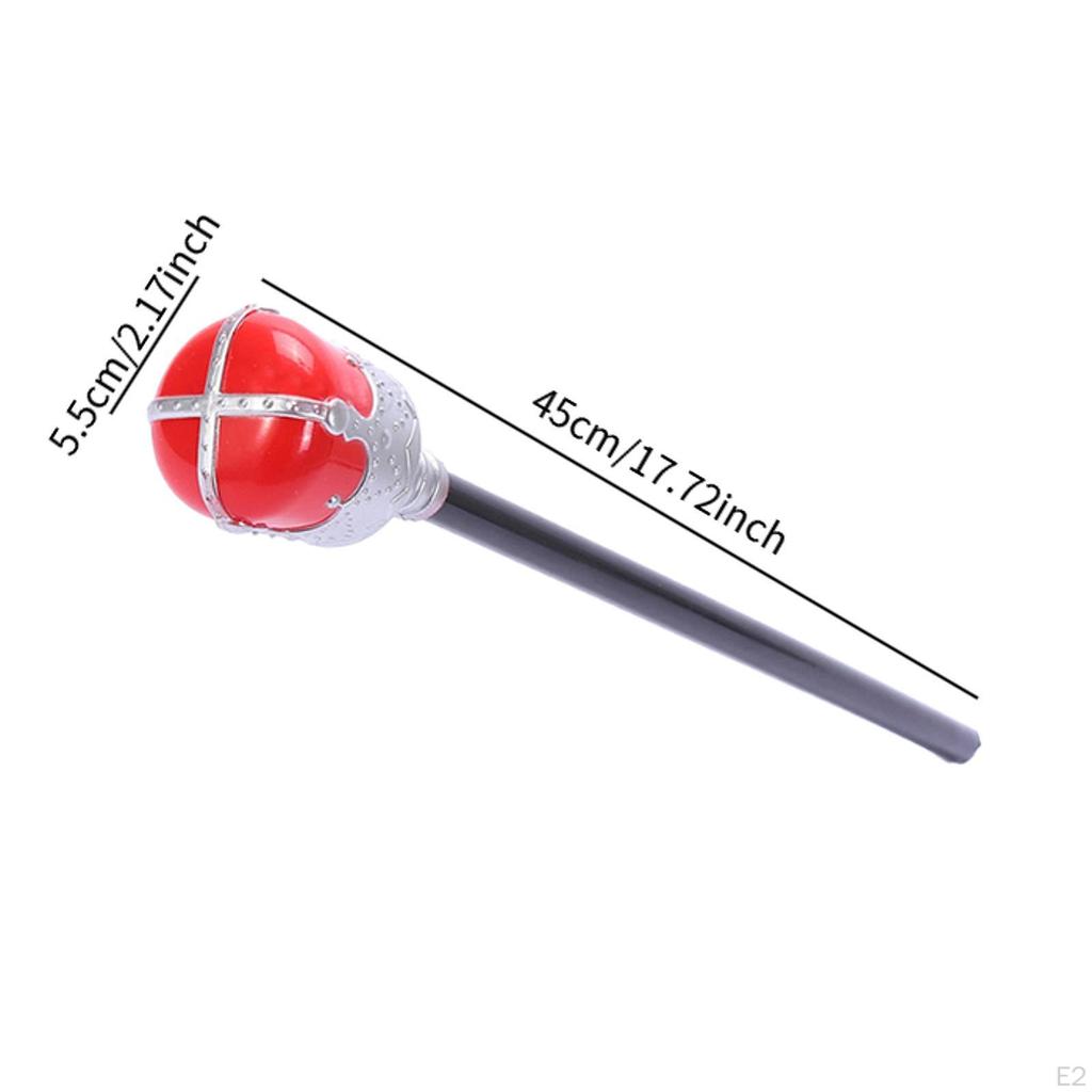 King Scepter Prop Halloween Costume Accessory Decoration for Stage Performances