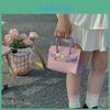 Ins Litchi Pattern Korean Girl Mini Handbag For Daily Use With Antitheft And Shockproof Features