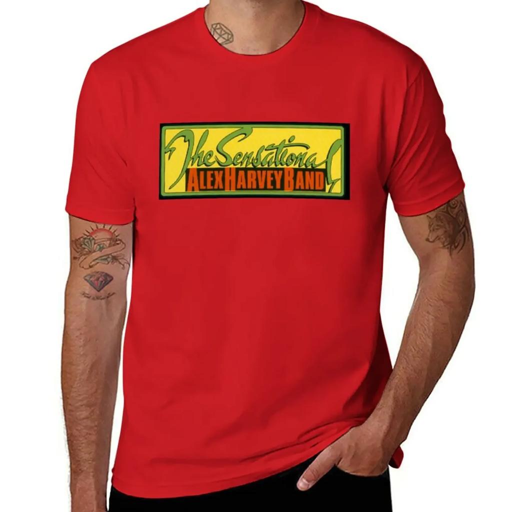Trendingof The Best Of alex harvey T-Shirt funnys vintage heavy weight t shirts for men