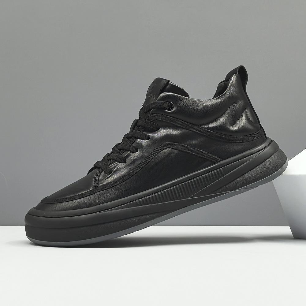 Кожаные кеды кривой нос повседневная обувь нишевая повседневная обувь легкая роскошь милые уродливые манговые туфли 38