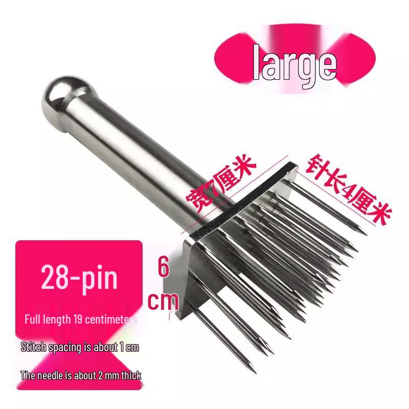Ruhan 304 Stainless Steel Meat Tenderizer Fork (2-Pack)