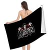 Asciugamano da Spiaggia in Microfibra Fantasia M-Misfits Assorbente Asciugatura Rapida Morbido Asciugamano per Yoga Nuoto Resort Alpinismo