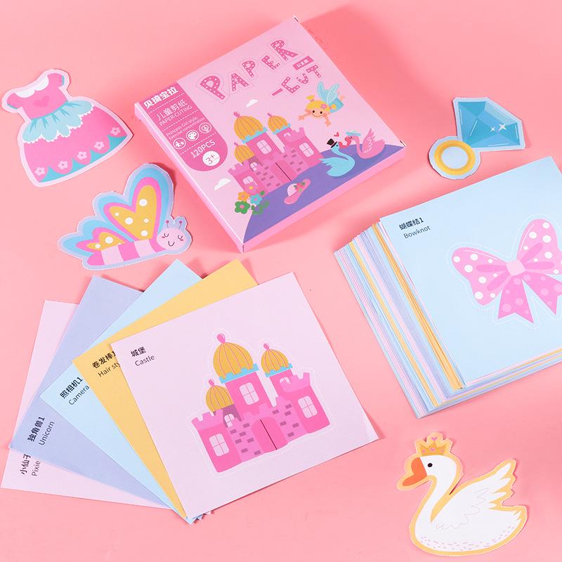 Kids' DIY Paper-Cutting Craft Kit - Educational and Fun for Early Childhood Learning