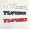 3D Metal Turbo Sticker For Car Fender Trunk Decal Badge For Renault Subaru Toyota Jeep SAAB Turbo Emblem Letters Accessories vus9