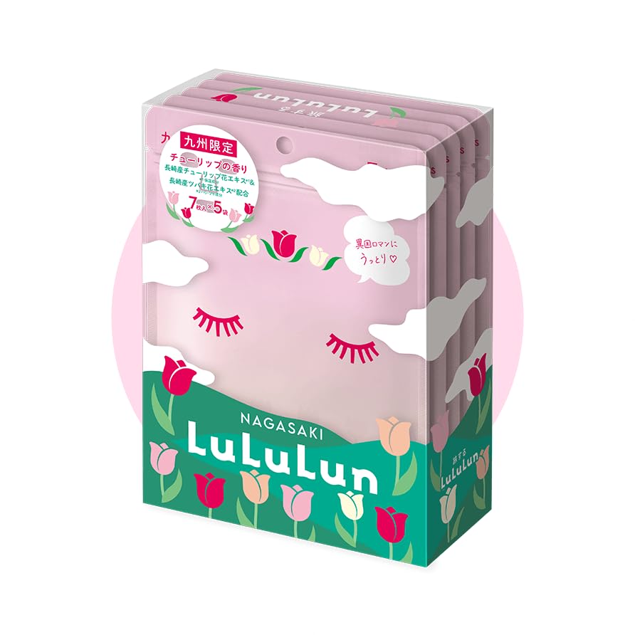 

Маска для лица Lululun Kyushu Lululun 7 штук x 5 упаковок (Аромат тюльпана)